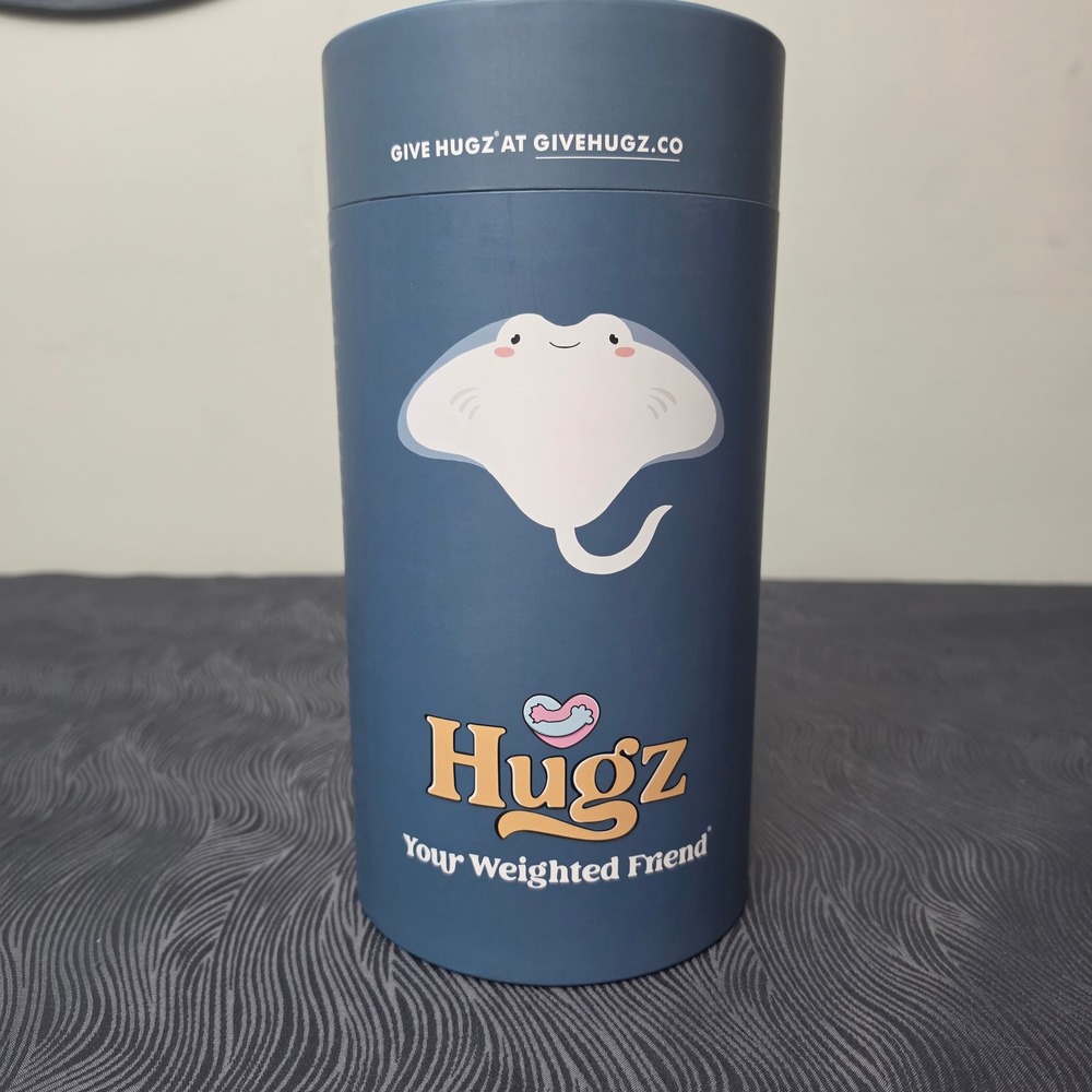 Hugz Stingray Weighted Plush Toy Blue Therapeutic Stuffed Animal